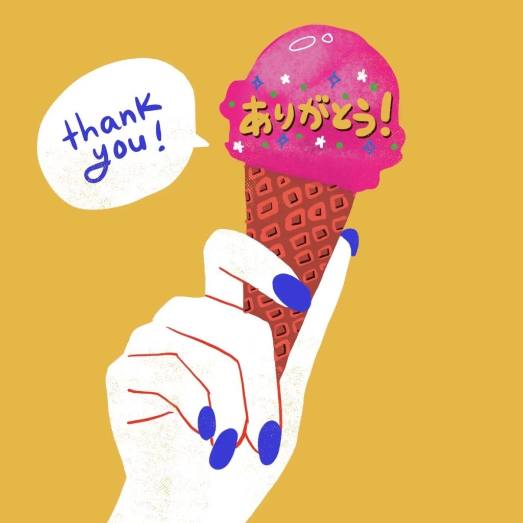 フレーバーアイスクリームで感謝の気持ちを表現しましょう