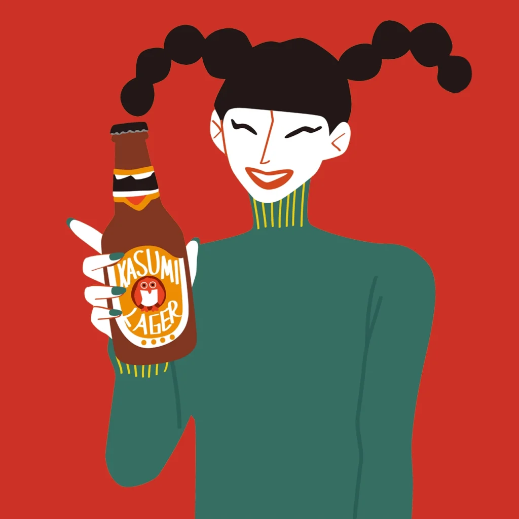 Celebrate my milestone with a refreshing Fukurai mandarin beer!