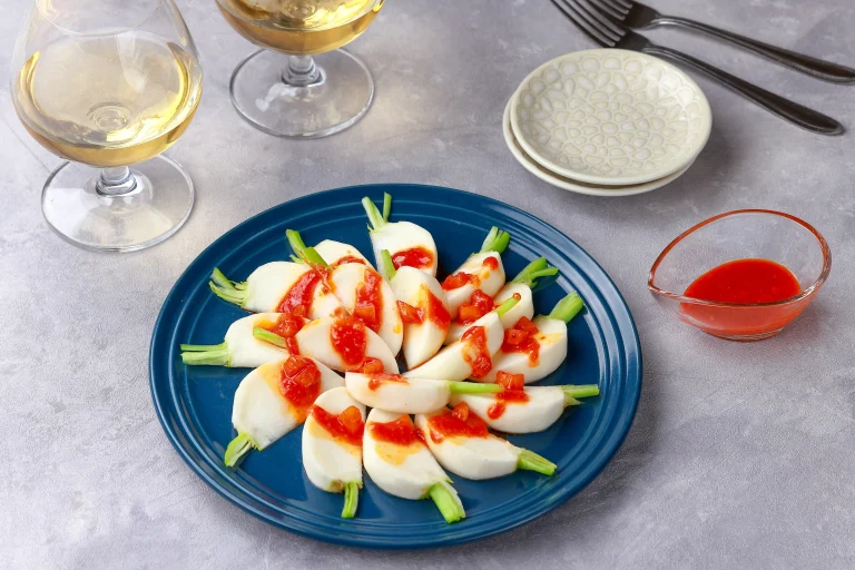 カブの韓国風カルパッチョ