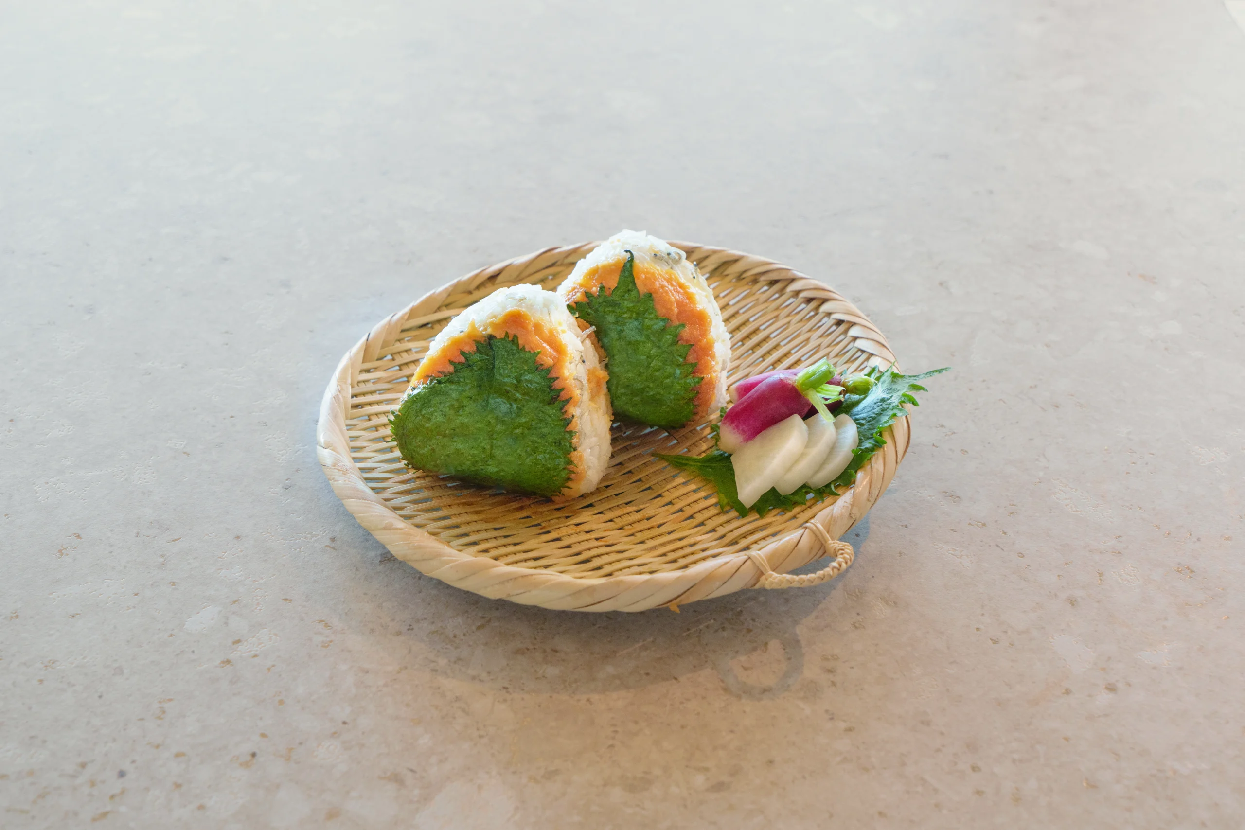 じゃこ入り大葉みそ焼きおにぎり